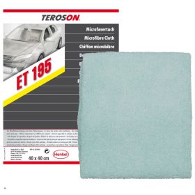   Loctite TEROSON ET 195 Microfiber Cloth Polírkendő, mikroszálas, kék 40x40 cm