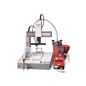   Loctite Robot 98294A 4 tengelyes (x-y-z+r) 300x320x100mm+360 fok-os robot 220V CE, Tanítópanellel együtt