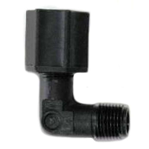 Loctite 97113, 98013, 98009 szelephez 90 fokos, műanyag 1/4"-os termékcső fitting vágógyűrűvel+anya, 