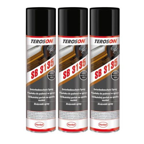 LOCTITE TEROSON SB 3135 BK Alvázvédő spray, gumi-gyanta töltésű, fekete