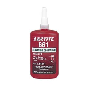   LOCTITE 661 Nagy szilárdságú, UV-vel is köthető, tartós hőhatást tűrő, sárgás