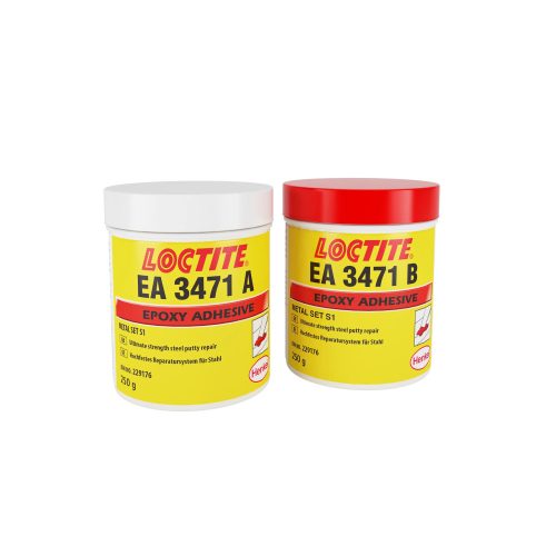 LOCTITE EA 3471 Metal Set S1, gitt állagú, acéltöltésű (1:1)