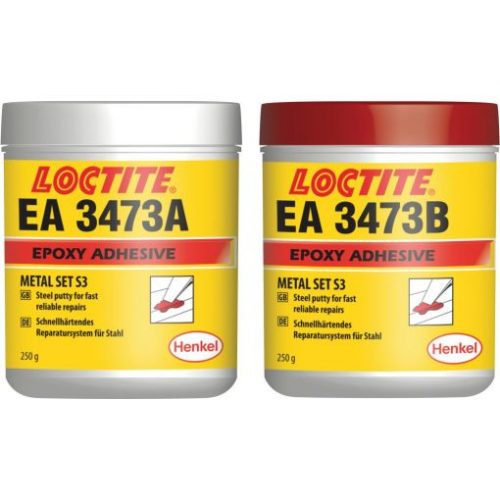 LOCTITE EA 3473 Metal Set S3, 8 perces, acél töltésű, kenhető (1:1)