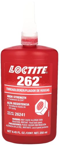 LOCTITE 262 Közepes és Nagy szilárdságú közötti csavarrögzítő