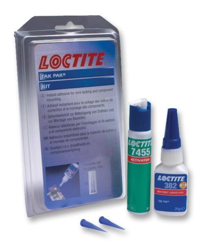 LOCTITE 382 / 7455 Tak Pak Kit, nagy viszkozitású elektronikai, fehér