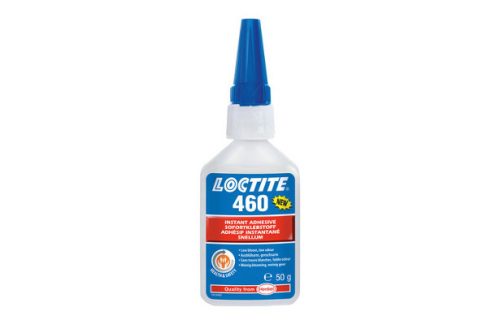 LOCTITE 460 Nem kifehéredő, veszélyjel mentes, alacsony viszkozitású pillanatragasztó 