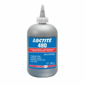   LOCTITE 480 Nagy lefejtési szilárdságú pillanatragasztó, fekete