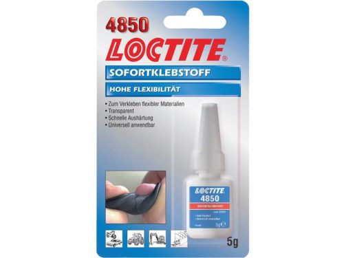 LOCTITE 4850 Rugalmas közepes viszkozitású pillanatragasztó