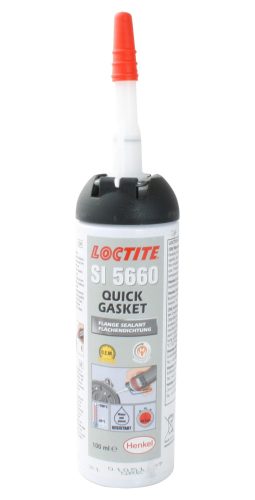 LOCTITE SI 5660  Szilikon felülettömítő, Quick Gasket, víz/glikol álló, veszélyjel mentes, szürke