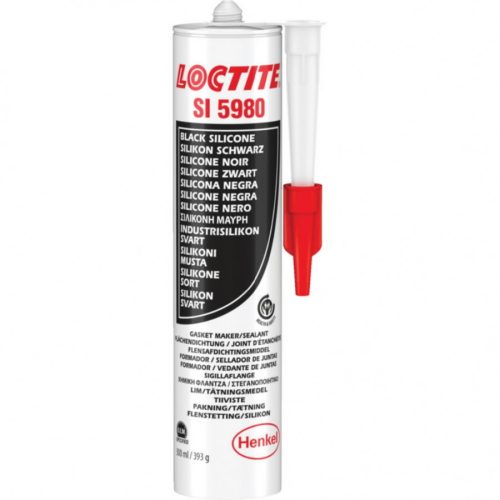 LOCTITE SI 5980 Szilikon felülettömítő, olajálló, veszélyjel mentes, fekete